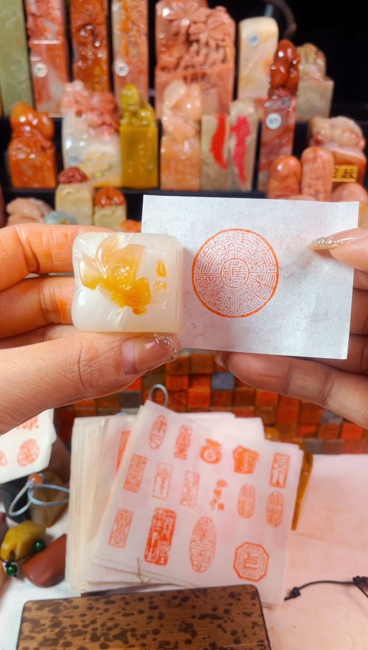 【闪购商品】寿山石印石手工篆刻《琴棋书画诗酒花茶》