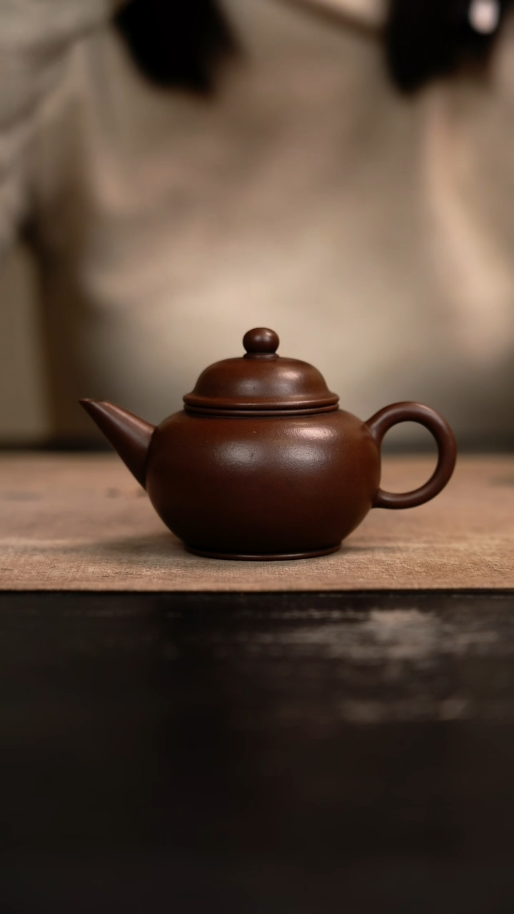 【闪购商品】紫砂茶壶水平紫泥105cc