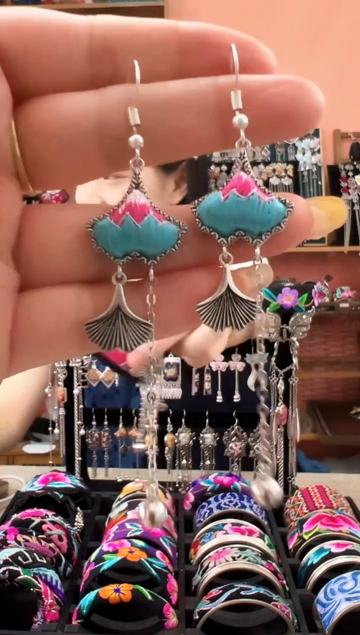 织绣艺枝独绣老绣饰品81