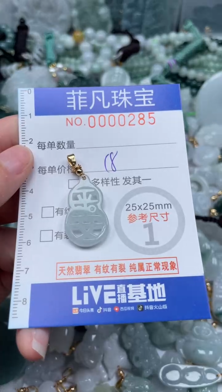 【闪购商品】翡翠颈饰未镶嵌00..0285
