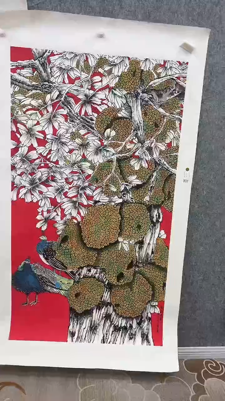 【闪购商品】国画李庆友老师书画作品花鸟