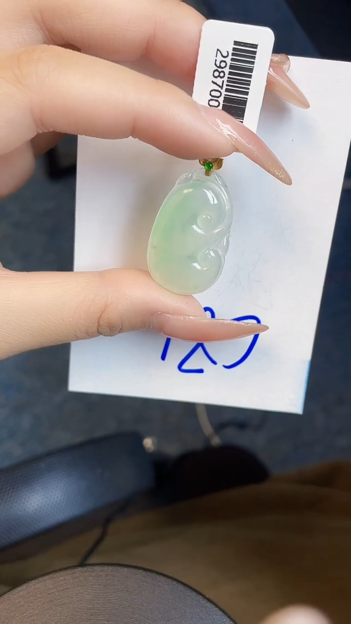 【闪购商品】翡翠颈饰18K金镶嵌00000000