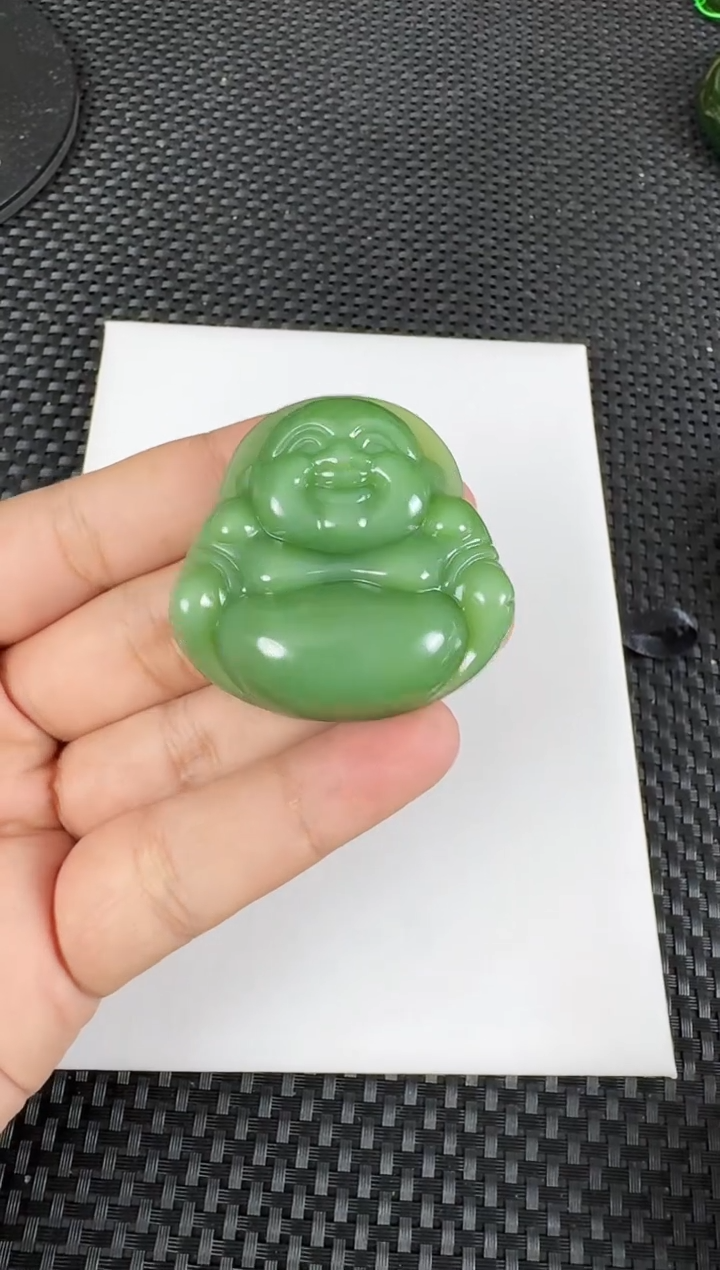 【闪购商品】和田玉（碧玉）吊坠未镶嵌约50MM