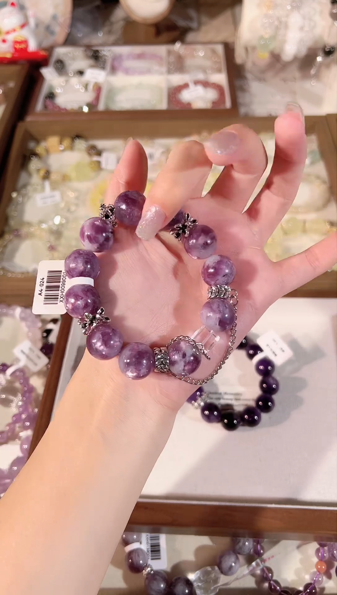 【闪购商品】水晶手链未镶嵌天然水晶 多样性发货发其一 颜色微差