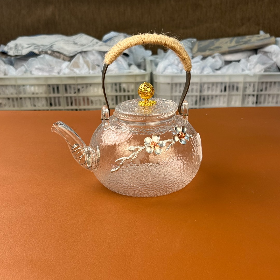 X416-玻璃梅花提梁壶