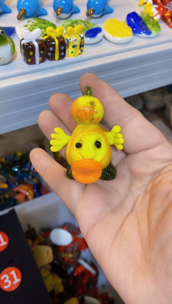 【闪购商品】琉璃手工艺品大嘴怪