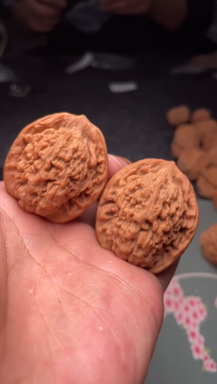 把件文玩核桃a99   莲花   37尺