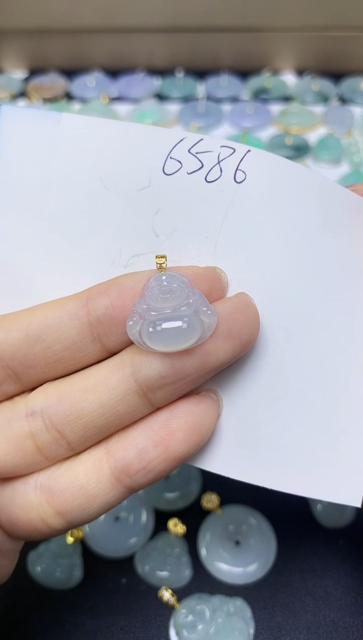 翡翠未镶嵌颈饰天然自然緬甸A貨翡翠