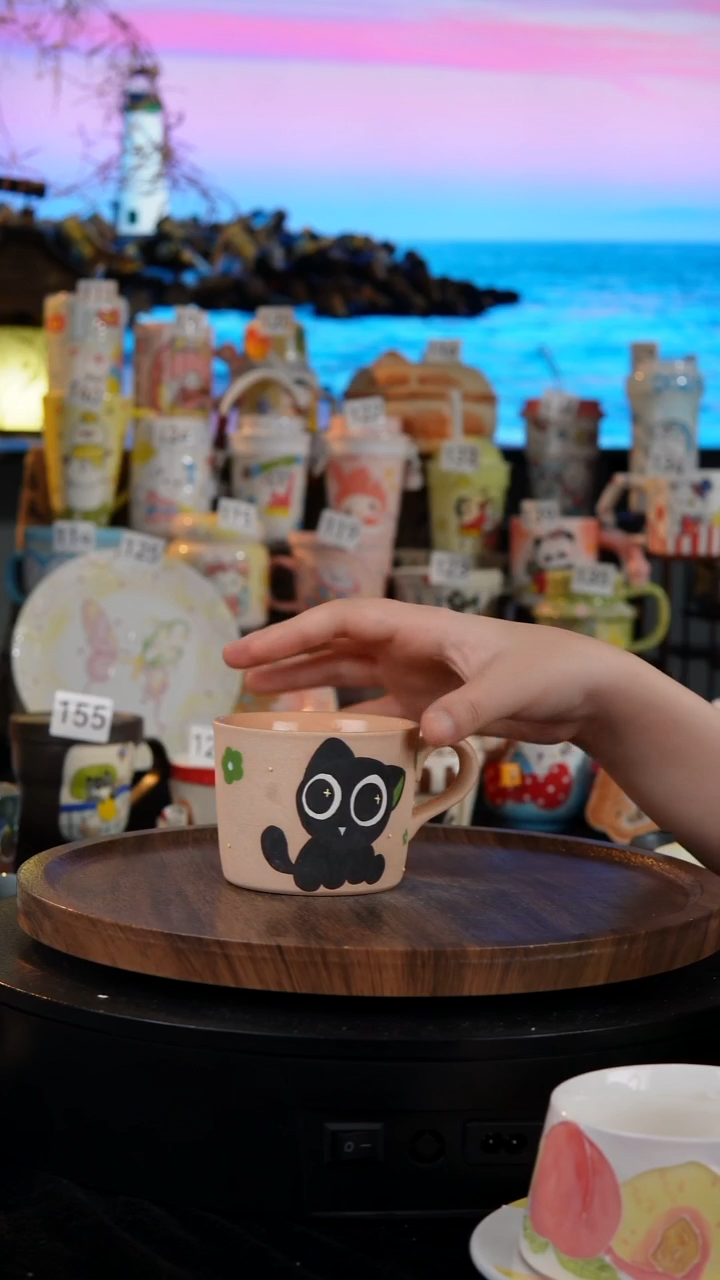 陶瓷便携款景德镇手工手绘陶瓷