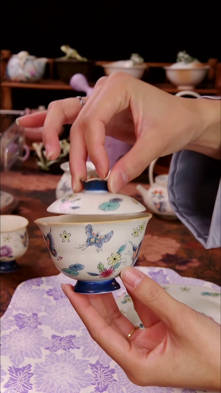 亘古文创茶具分享@盖碗