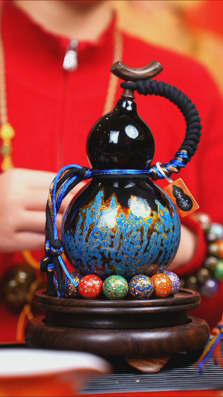 【闪购商品】JW042非遗臻选大漆酒葫芦