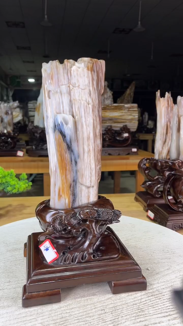 未镶嵌珠宝奇石硅化玉399