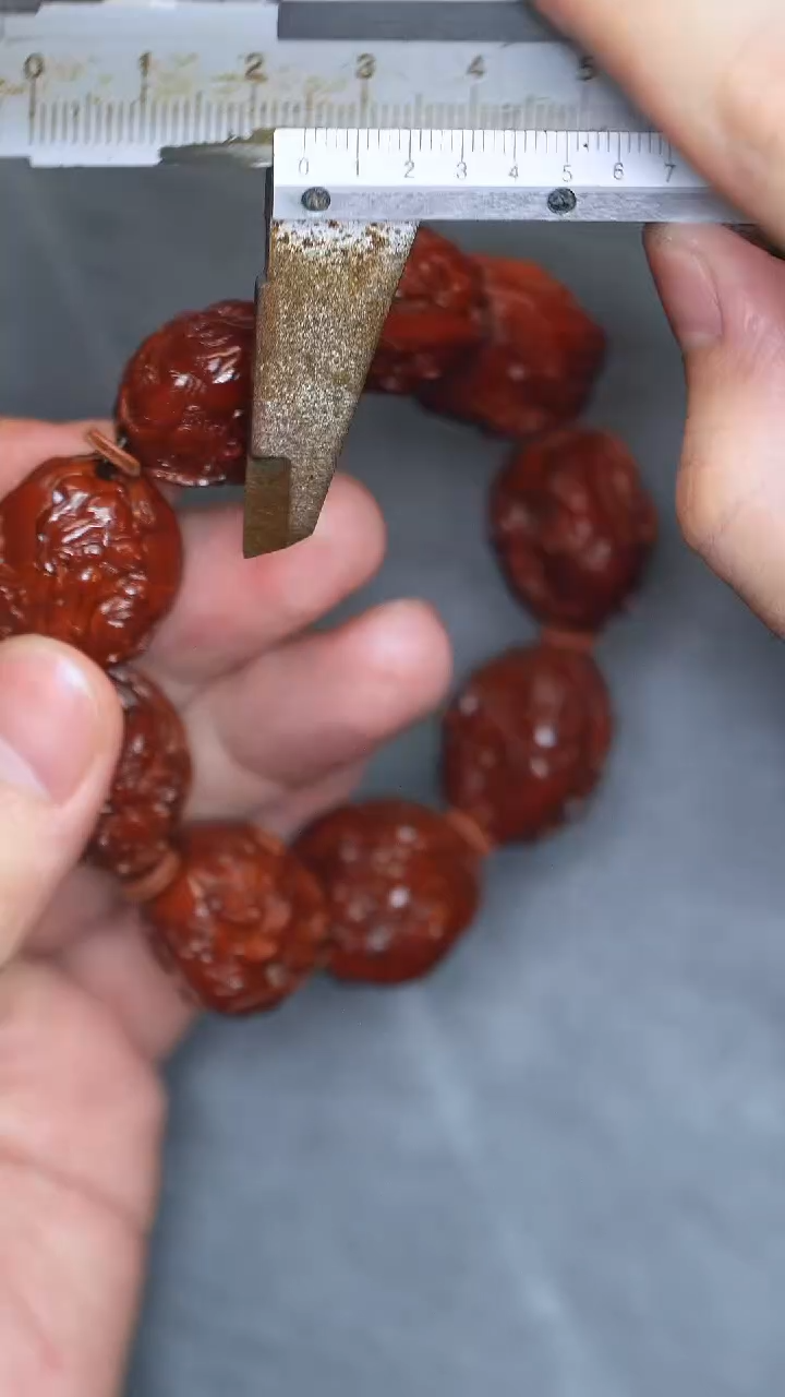 【闪购商品】橄榄核手串龙关公30号