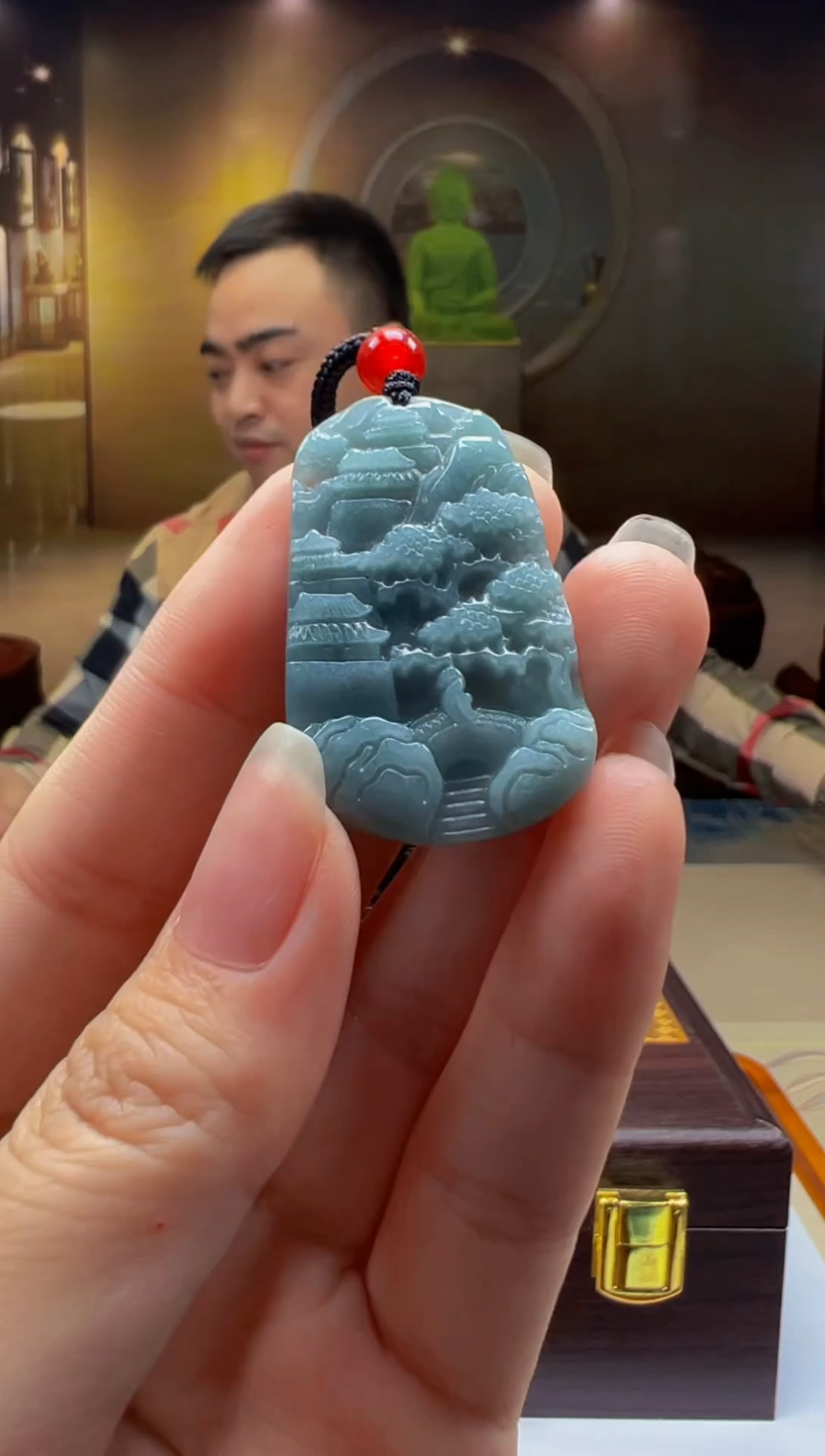 翡翠未镶嵌颈饰RB2025-6-15-35