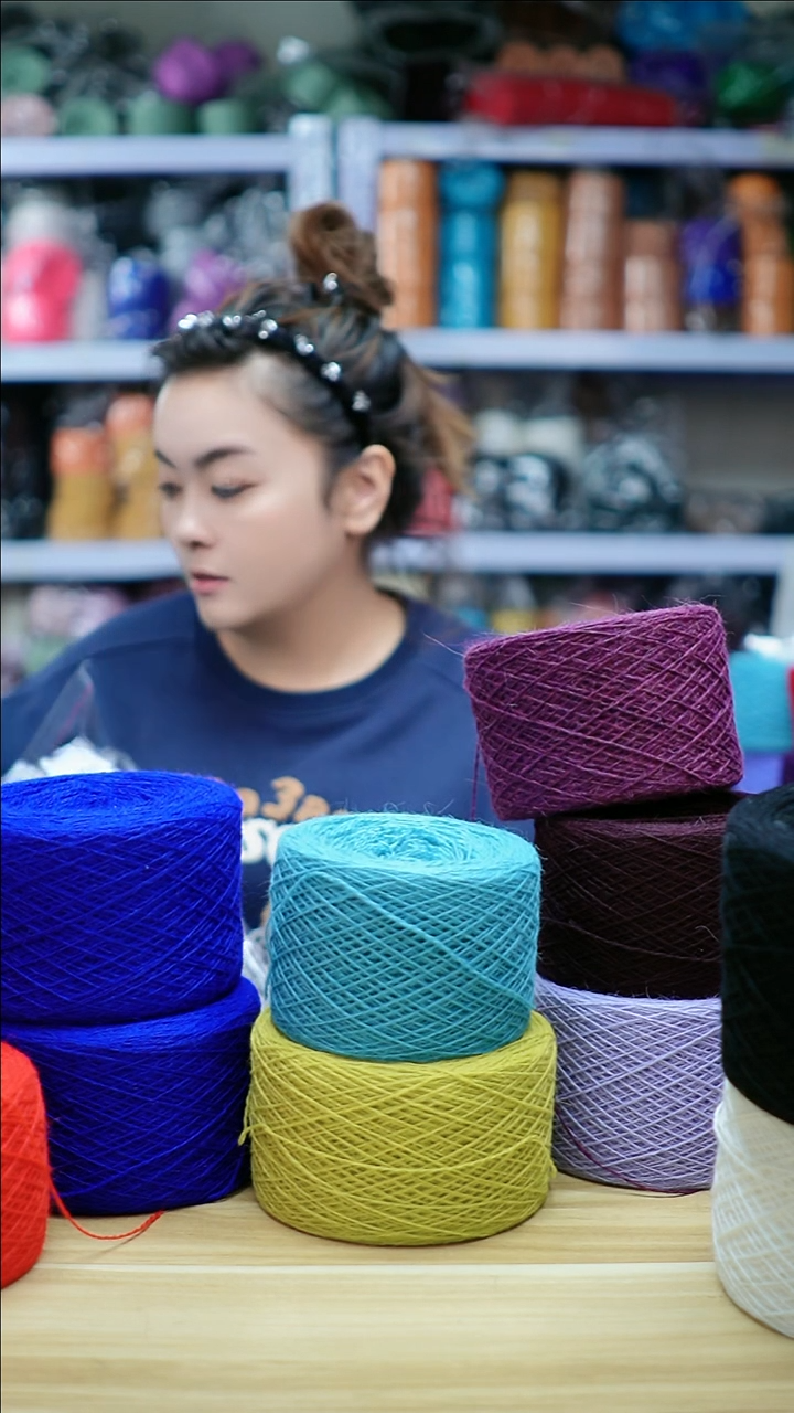 貂毛欢姐手编线A700