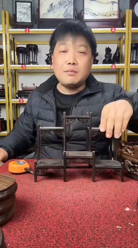木大叶紫檀小博古架24*18.5*6*11CM