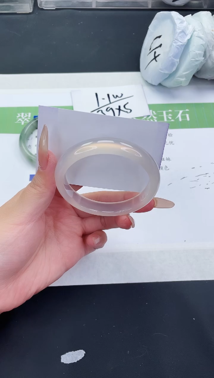 【闪购商品】石英质玉未镶嵌手镯M520-59+