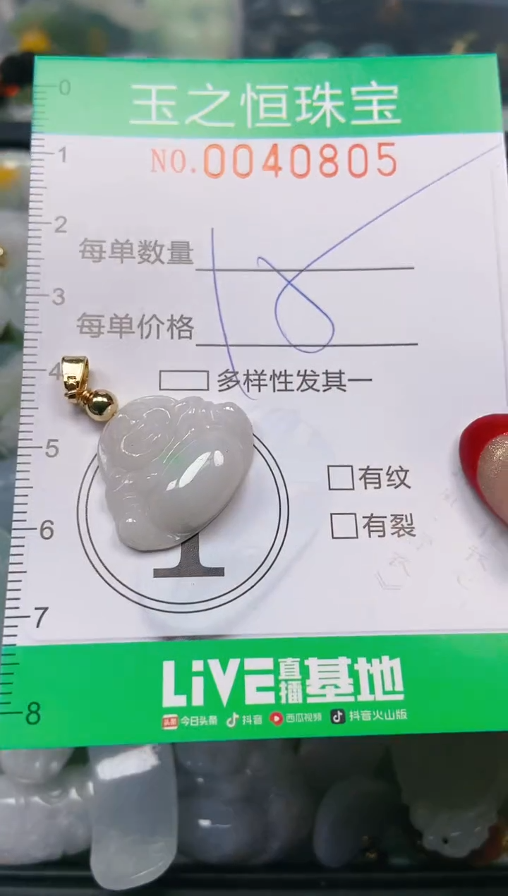 【闪购商品】翡翠颈饰未镶嵌闪购0040805