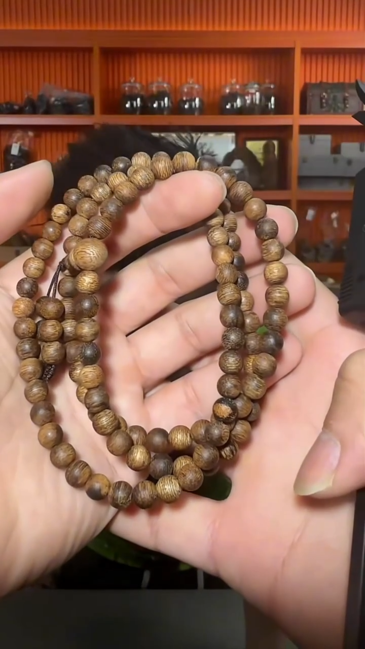 沉香手串42号长串0.7多样性发一