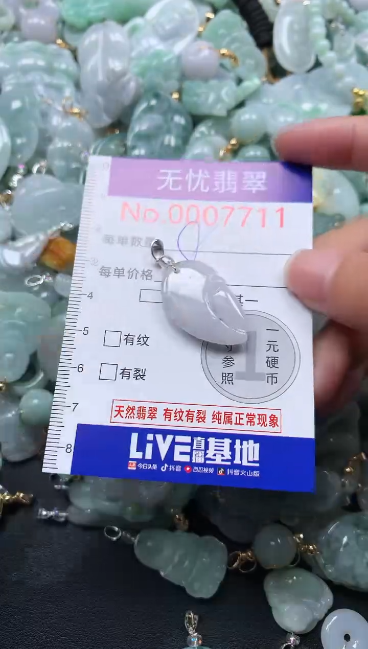 颈饰未镶嵌翡翠7711