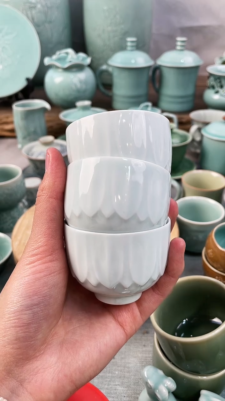 【闪购商品】3个 特价 微瑕 慧仙青瓷