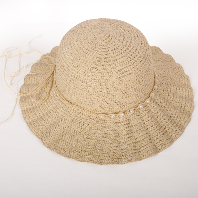 【阪织屋专属】遮阳帽太阳花蝴蝶结装饰西部牛仔草帽女帽