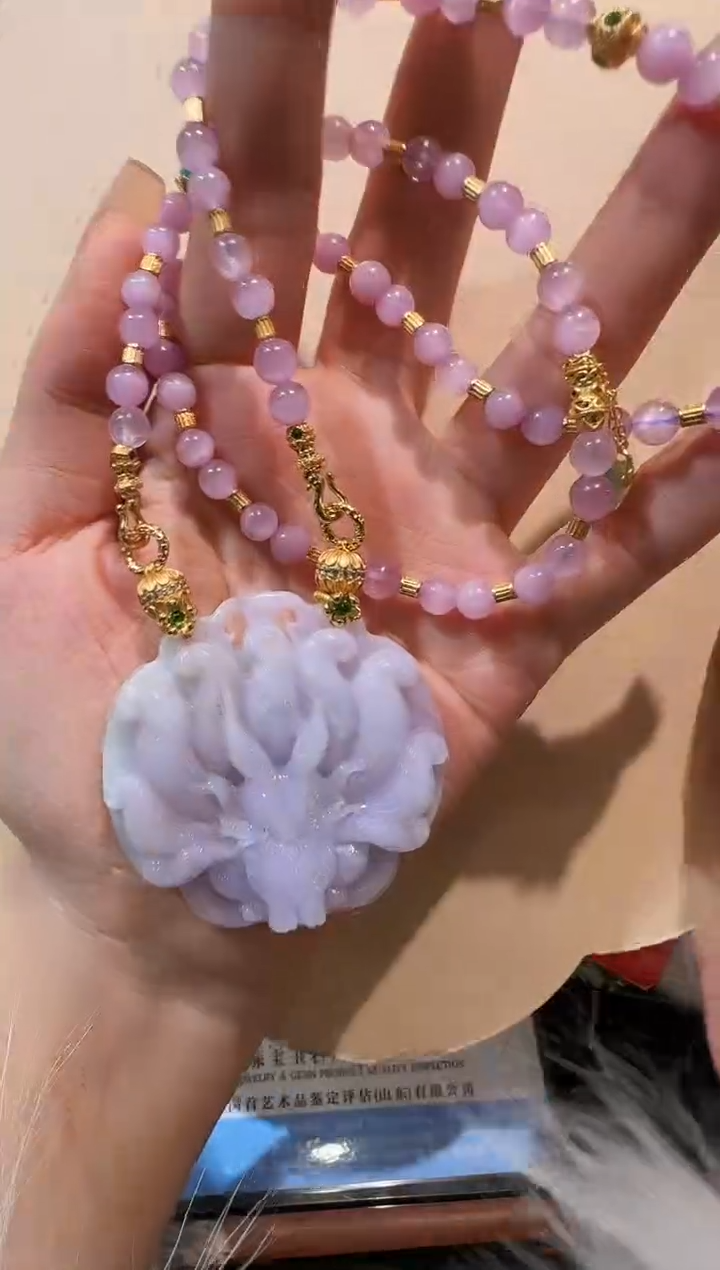 【闪购商品】翡翠颈饰未镶嵌国风