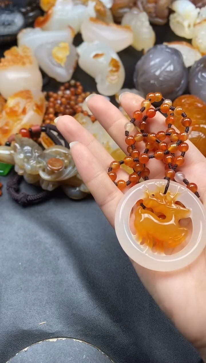 未镶嵌1玛瑙/玉髓顺**然ll