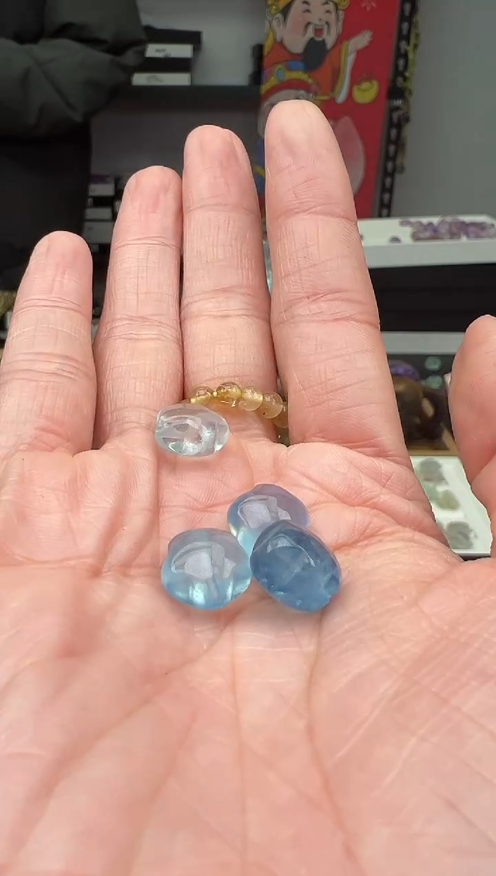 【闪购商品】海蓝宝石裸石未镶嵌77a多样性发其一/1.13/1个