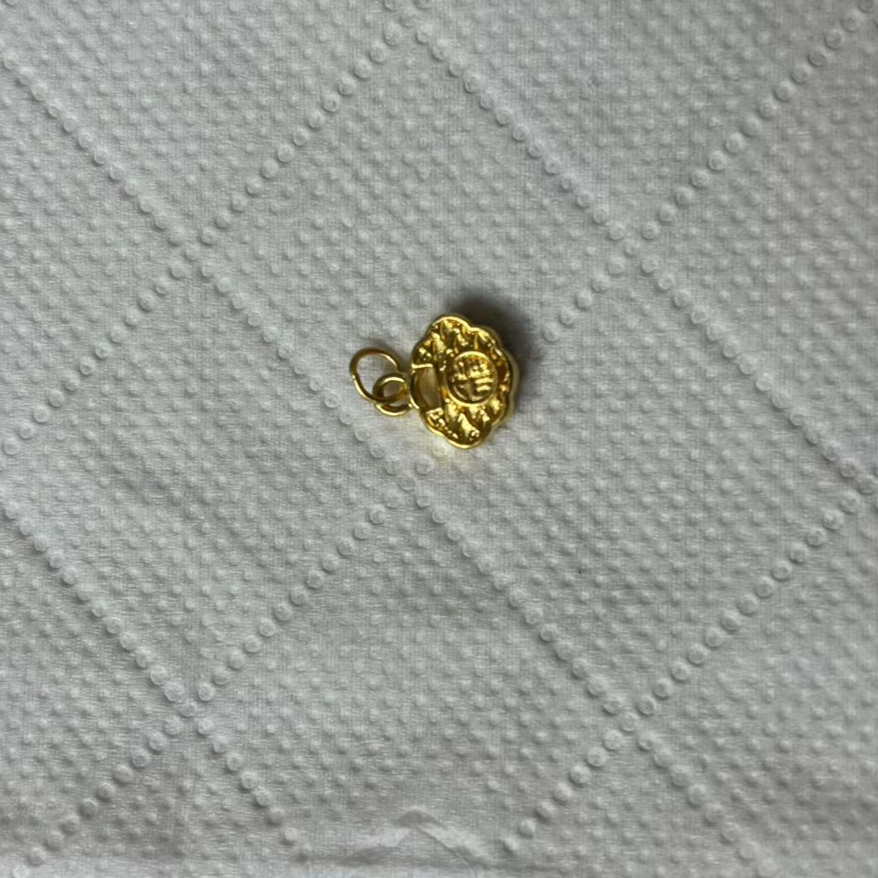 【南森金选】足金999足金锁LW-007