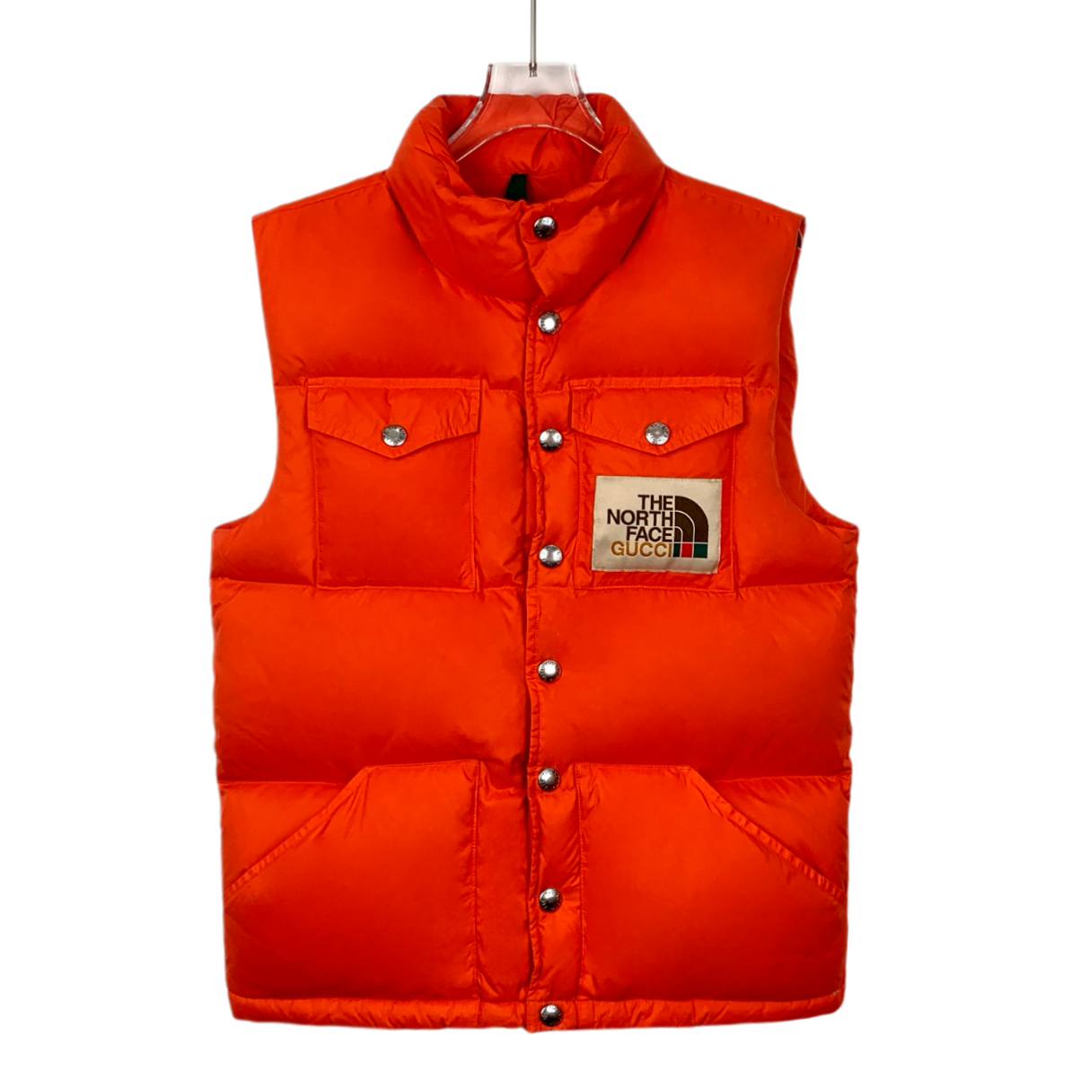 95新 GUCCI/古驰  Q13233  logo徽标羽绒服马甲外套 XS码