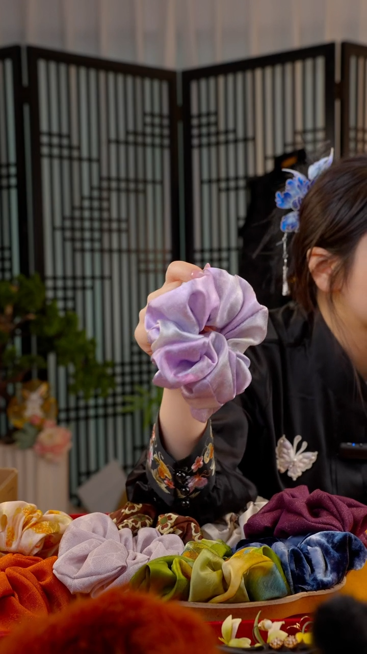 刺绣非遗苏绣绒花