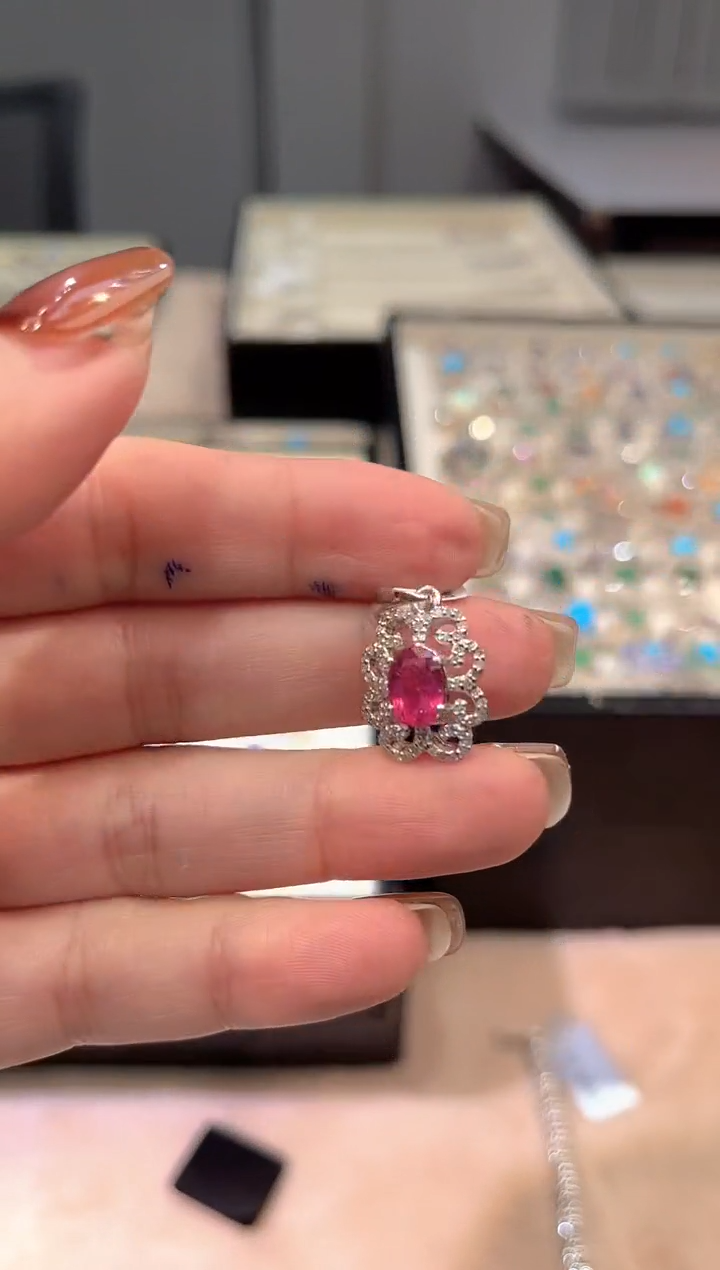 【闪购商品】定制碧玺碧玺吊坠未镶嵌碧玺吊坠