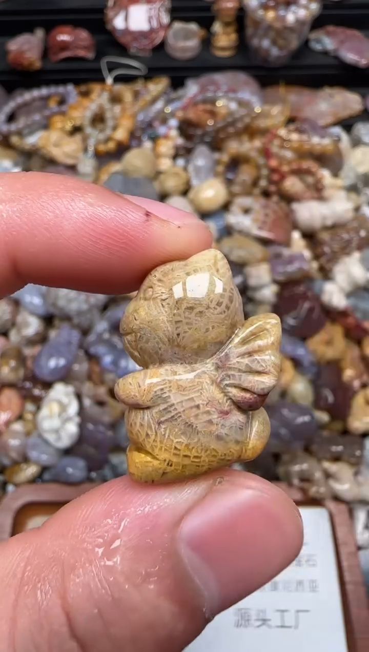 【闪购商品】硅化珊瑚（珊瑚玉）未镶嵌颈饰319