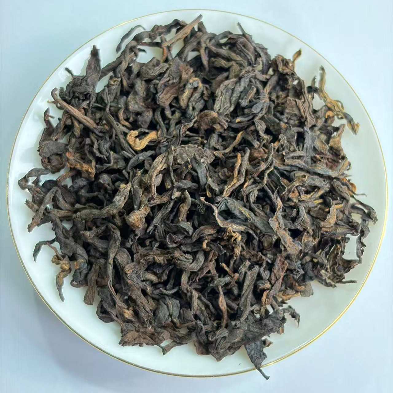 2019年大文春尾混采普洱熟茶散茶250克12月11日-【2号品】