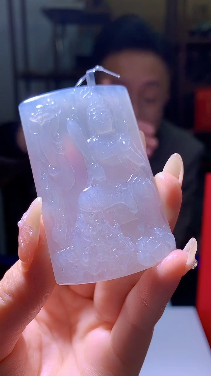 【闪购商品】定制翡翠未镶嵌5143jj-毛货挂件38