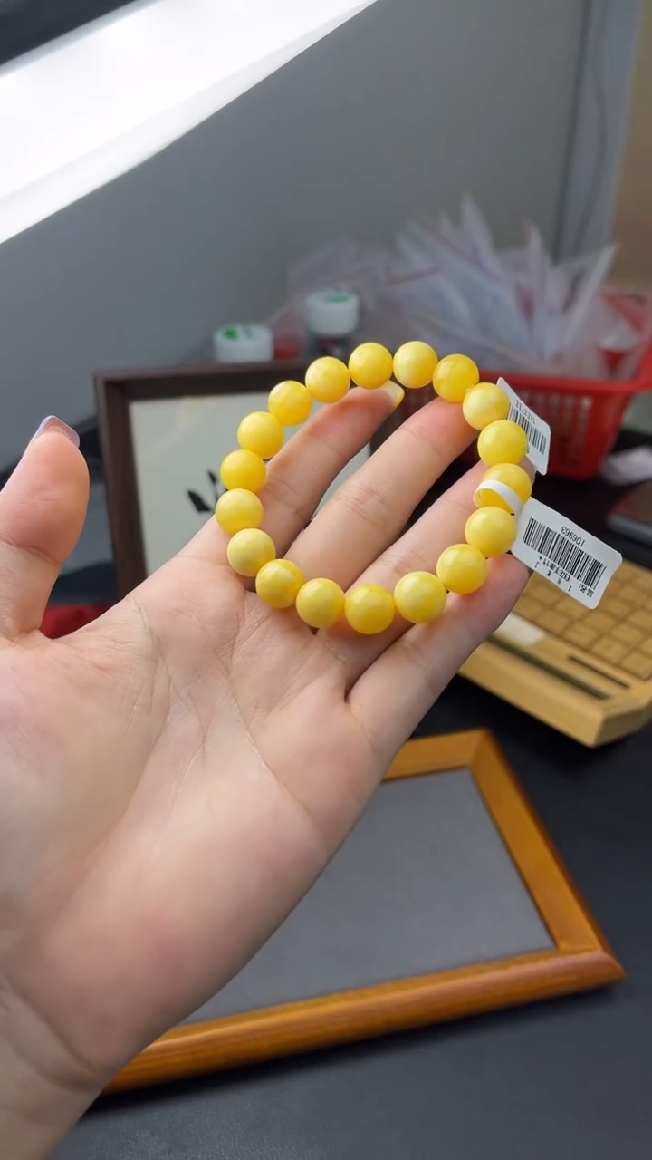 未镶嵌蜜蜡手串无*啊手串