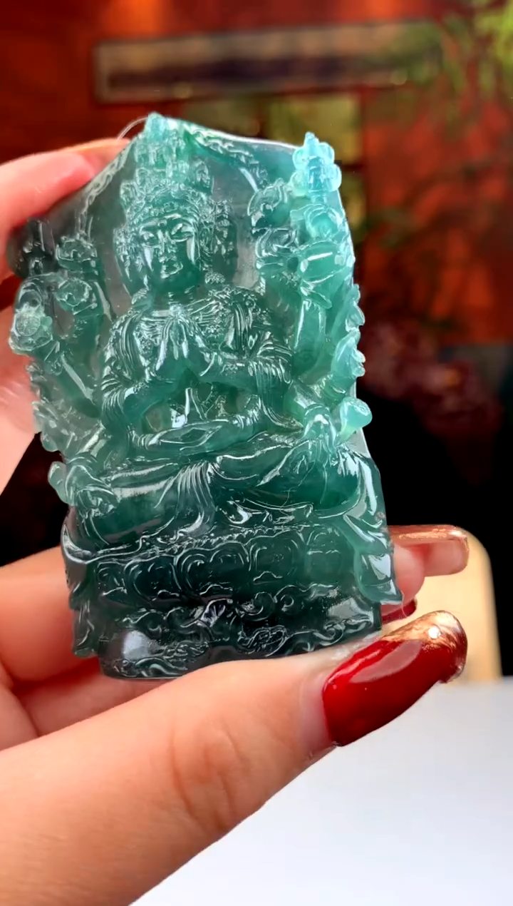 【闪购商品】定制翡翠未镶嵌天然A货翡翠（拍一发一）