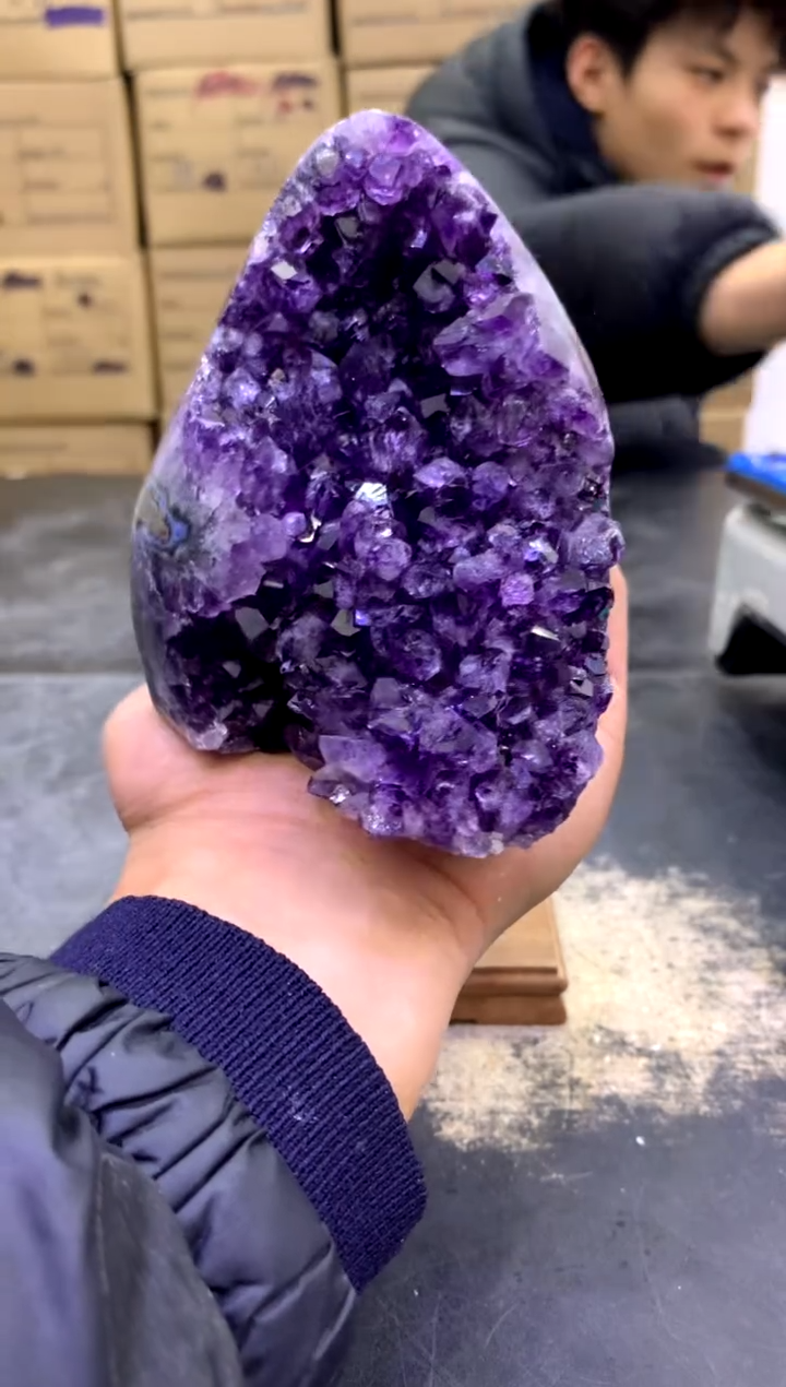 【闪购商品】水晶摆件未镶嵌天然紫水晶摆件562