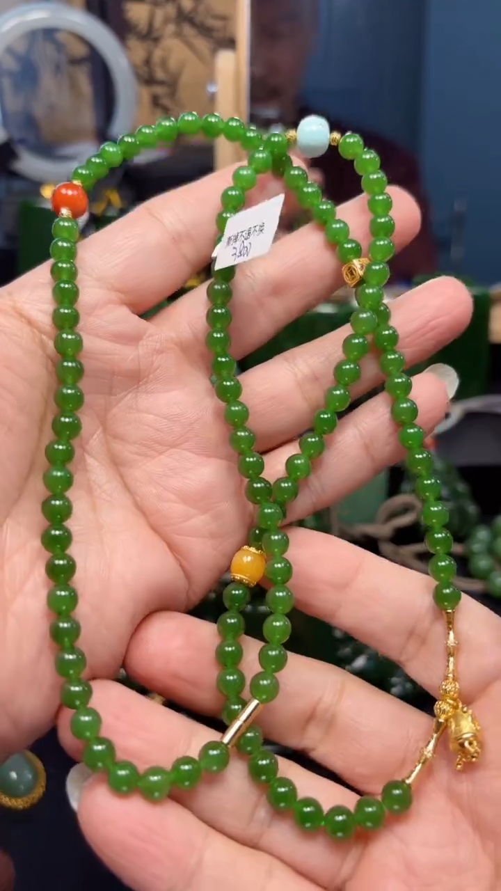 【闪购商品】和田玉（碧玉）颈饰未镶嵌1