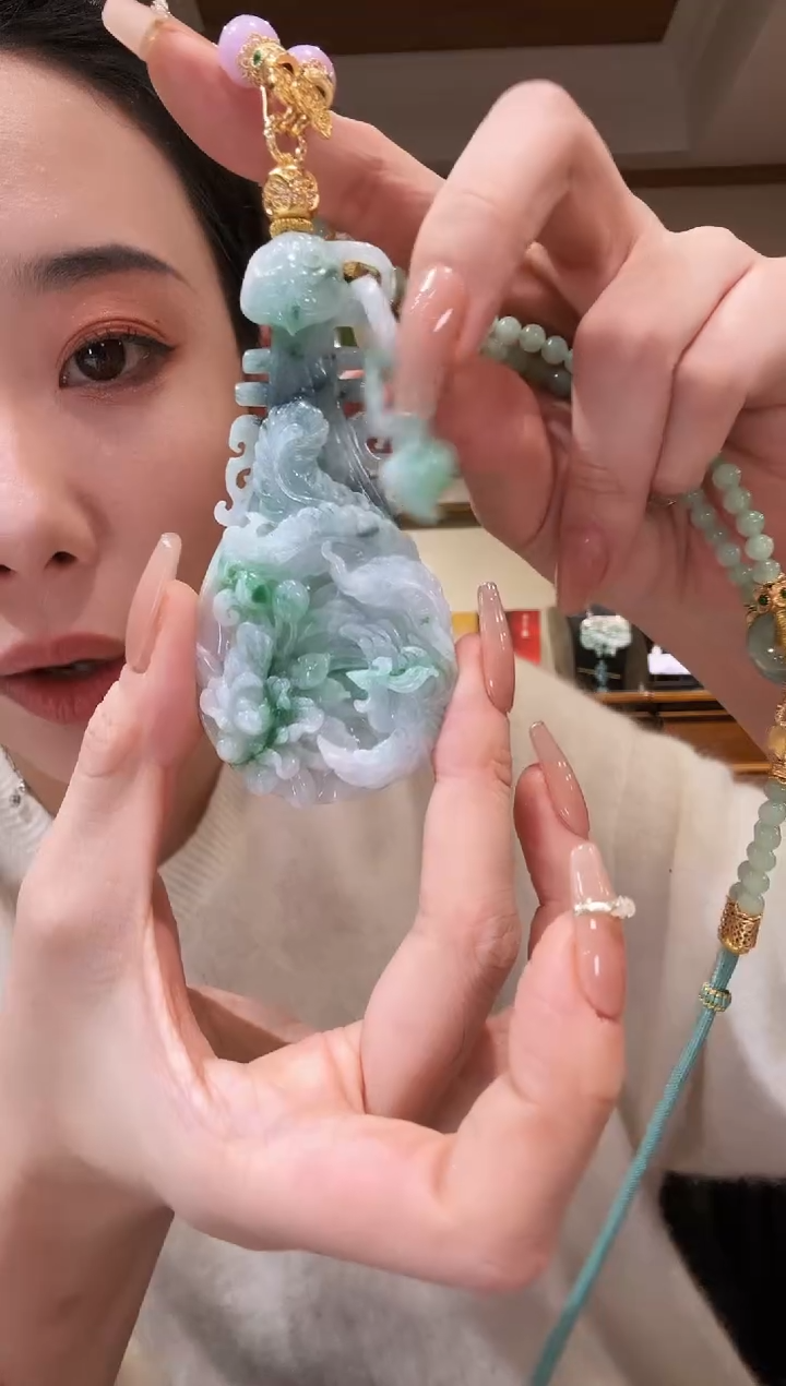 【闪购商品】翡翠颈饰未镶嵌国风