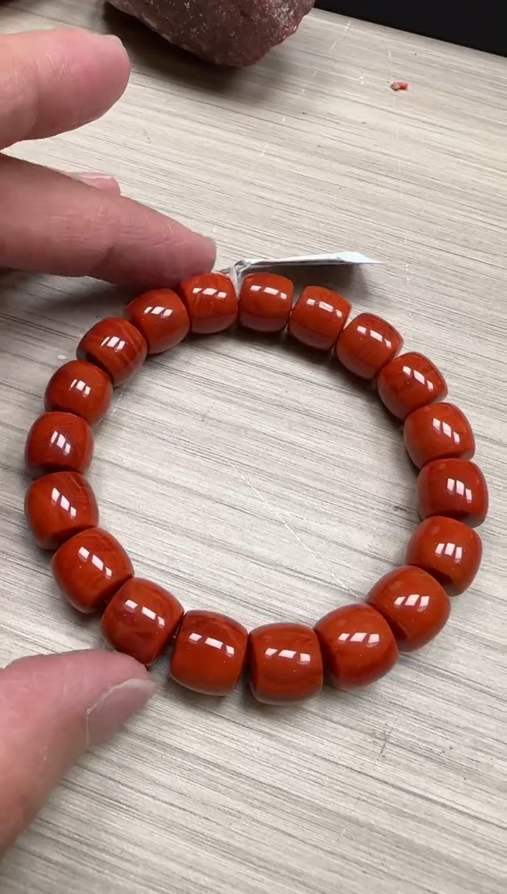 【闪购商品】南红玛瑙11mm瓦西单圈直切未镶嵌多样性发一件