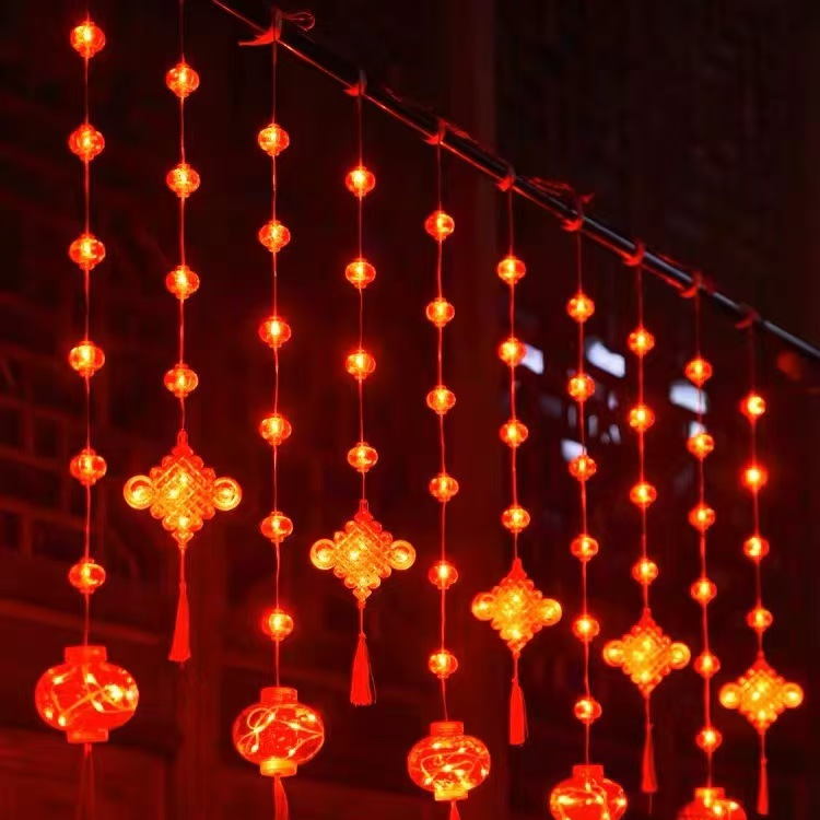 【升级款中国结+红灯笼】2026马年新年红灯笼led灯小彩灯节日氛围灯
