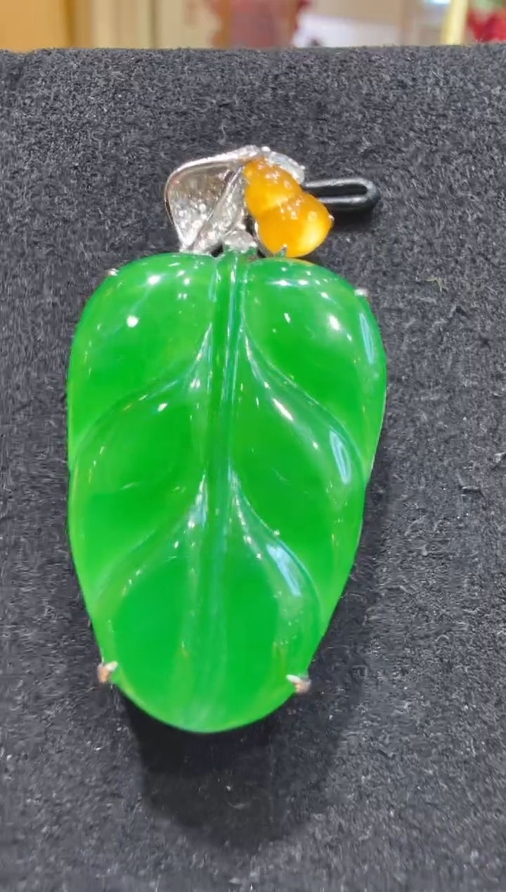 吊坠(不含链)18K金镶嵌翡翠多样性团购发一件