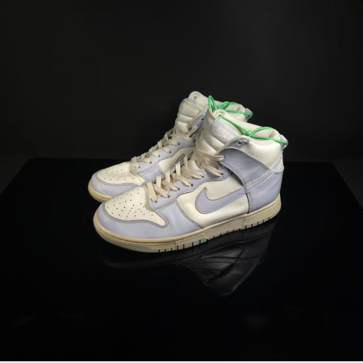42.5码 二手 Nike Dunk football grey板鞋香芋 DD1869-102（A114）
