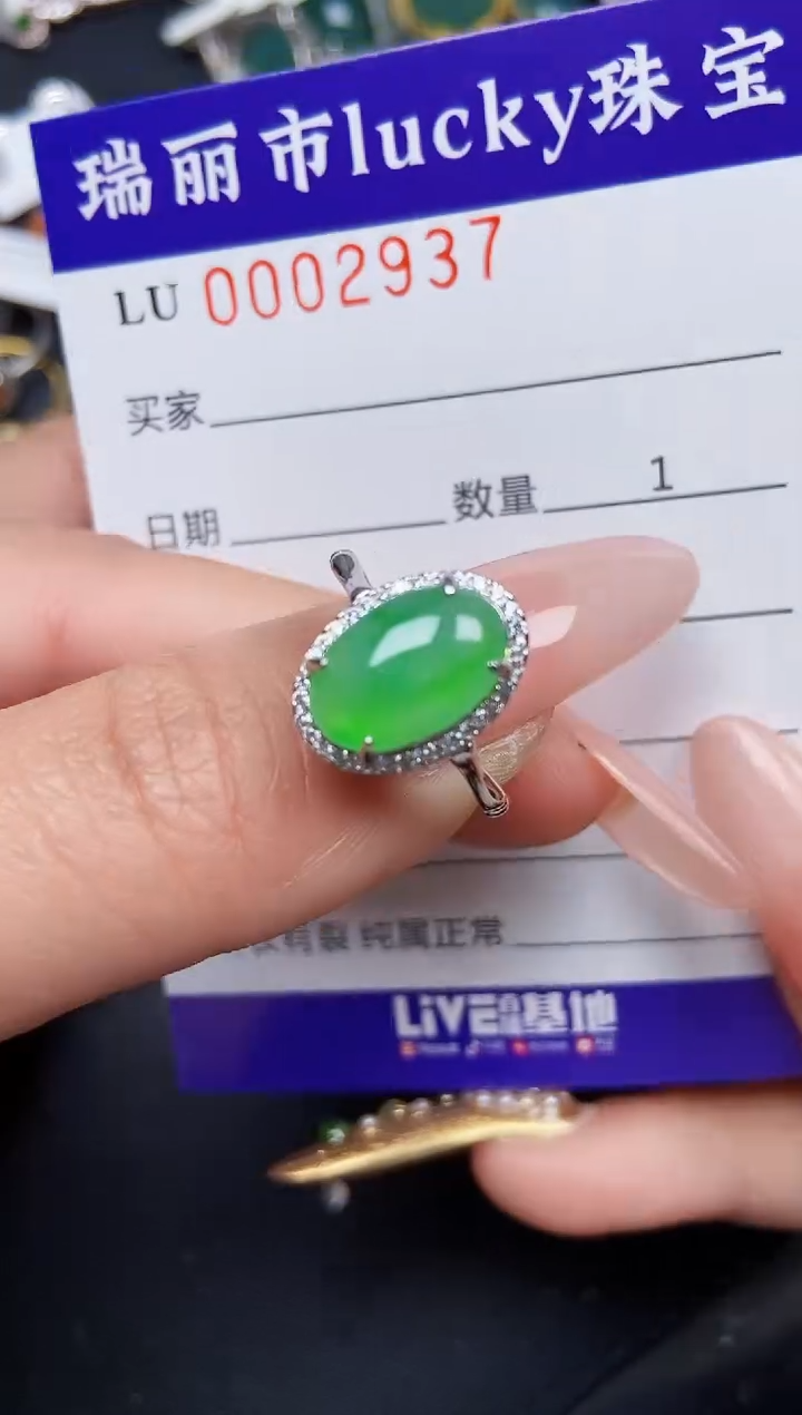 【闪购商品】翡翠颈饰银S925镶嵌2937