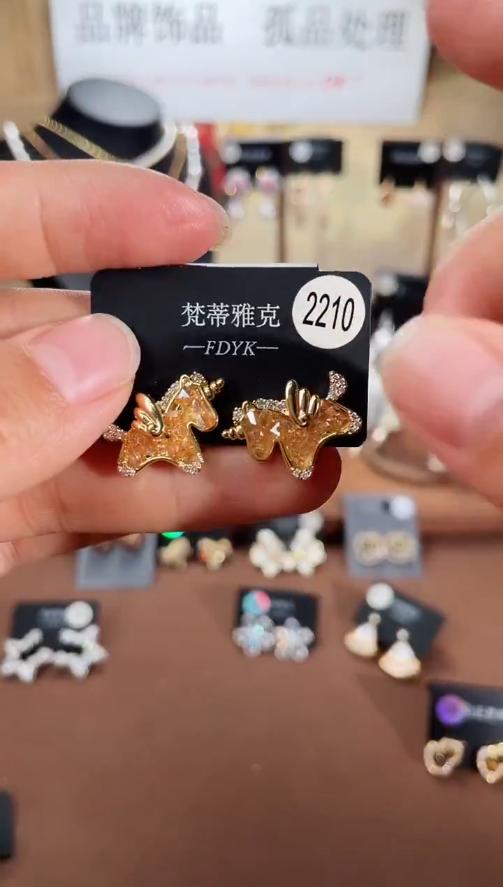 合金925银锆石梵2210