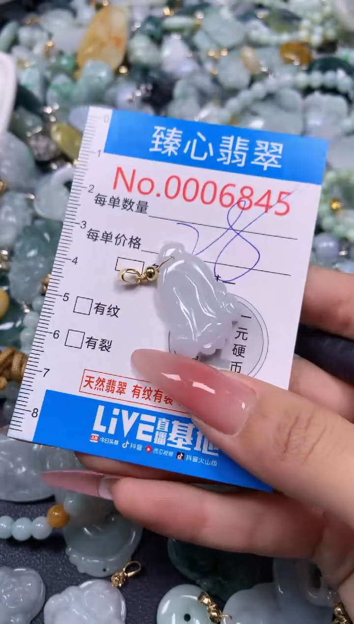 【闪购商品】翡翠颈饰未镶嵌含绳0006845