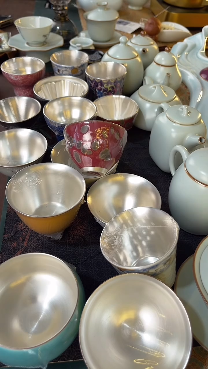 千****）工厂自产自销，鎏银主人杯