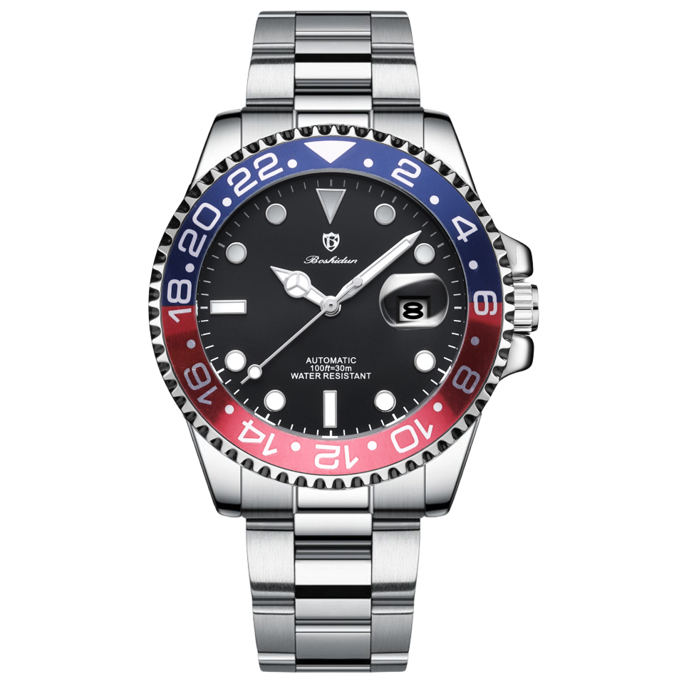 时尚休闲可乐系列防水夜光精钢男士腕表9113G专属